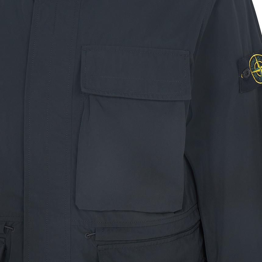 STONE ISLAND Men’s Hooded Jacket Black