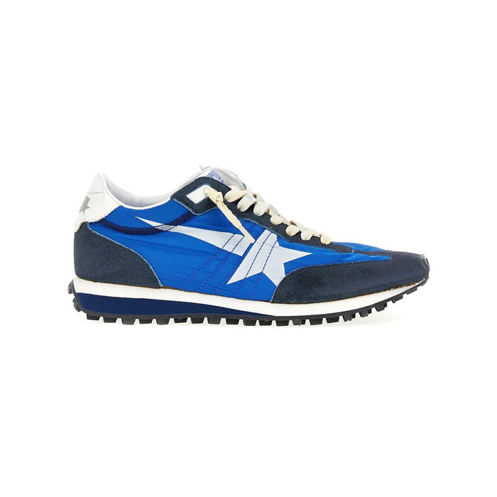 GOLDEN GOOSE Royal Blue Dark Blue Running Marathon M77 Low-Top Sneakers
