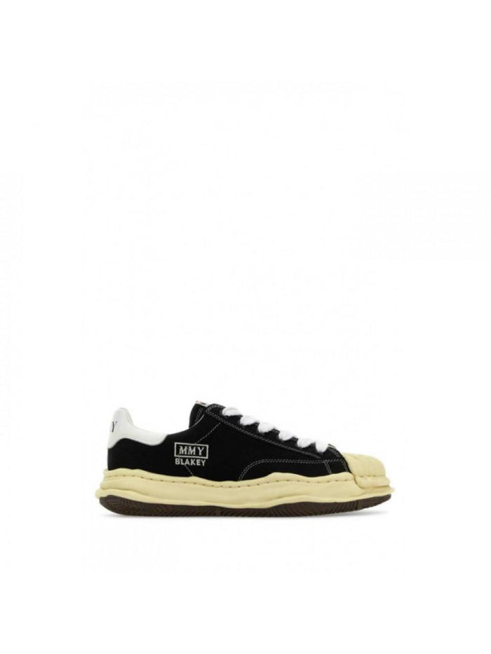 Maison Mihara Yasuhiro Blakey OG Sole Canvas Low Top Sneakers Black