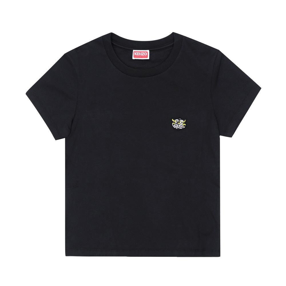 KENZO Wild Tiger Graphic Short Sleeve T-Shirt for Women Black
