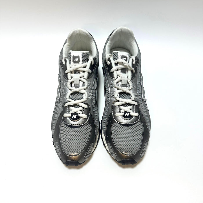 New Balance Dark Silver Metallic Low-Top Sneakers U204L1KP