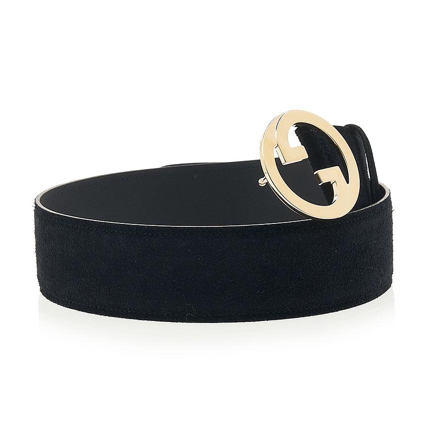 GUCCI Metal Logo Buckle Women's Belt 698598 CA00G 1000 2