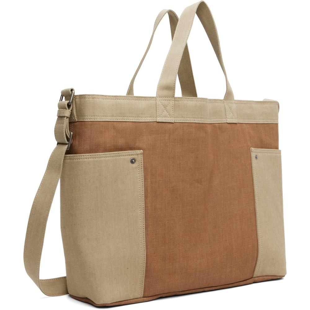 A.P.C. Javin Cabas Canvas Tote Bag Black Unisex