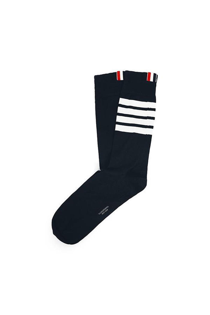THOM BROWNE Men’s Cotton Crew Socks MAS023B 01690 415