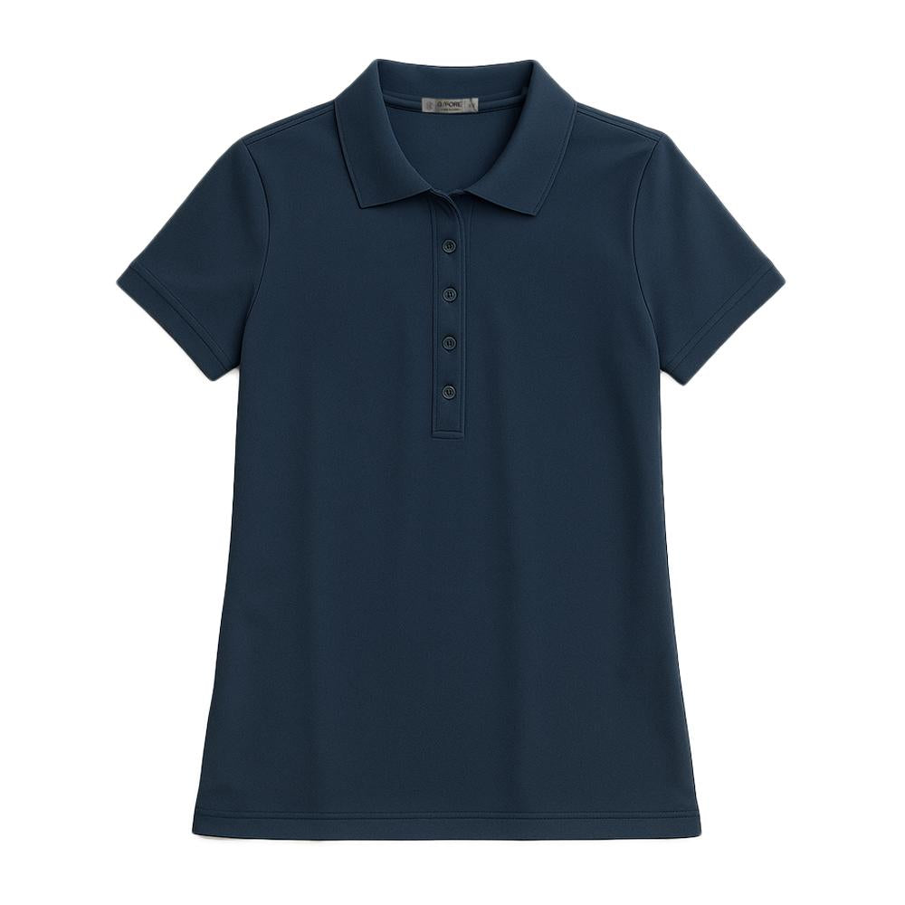 G/FORE Featherweight Navy Polo T-Shirt Women’s