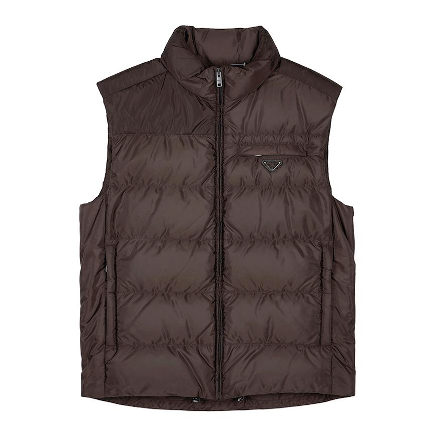 PRADA Men’s Re-Nylon Puffer Vest Navy