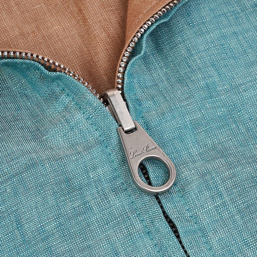 Loro Piana Women’s Linen Bomber Jacket FAQ0520 B5ZH