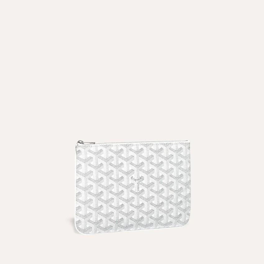 GOYARD White Saint Louis Sena PM Women’s Clutch Pouch SENAT2PMLTY50CL50P