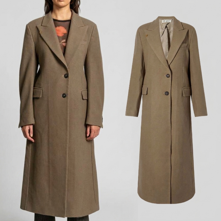 OUR LEGACY Beige Manta Coat Women W4231MPP