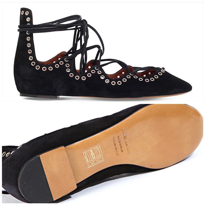 Isabel Marant LEO Black Strappy Sandals for Women