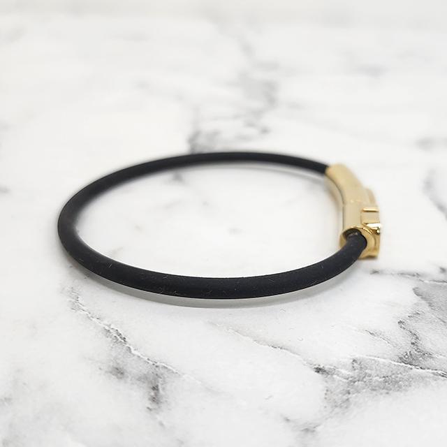 VALENTINO V Logo Signature Bracelet Men’s Accessory 4Y2J0R51 ZBL 0NO