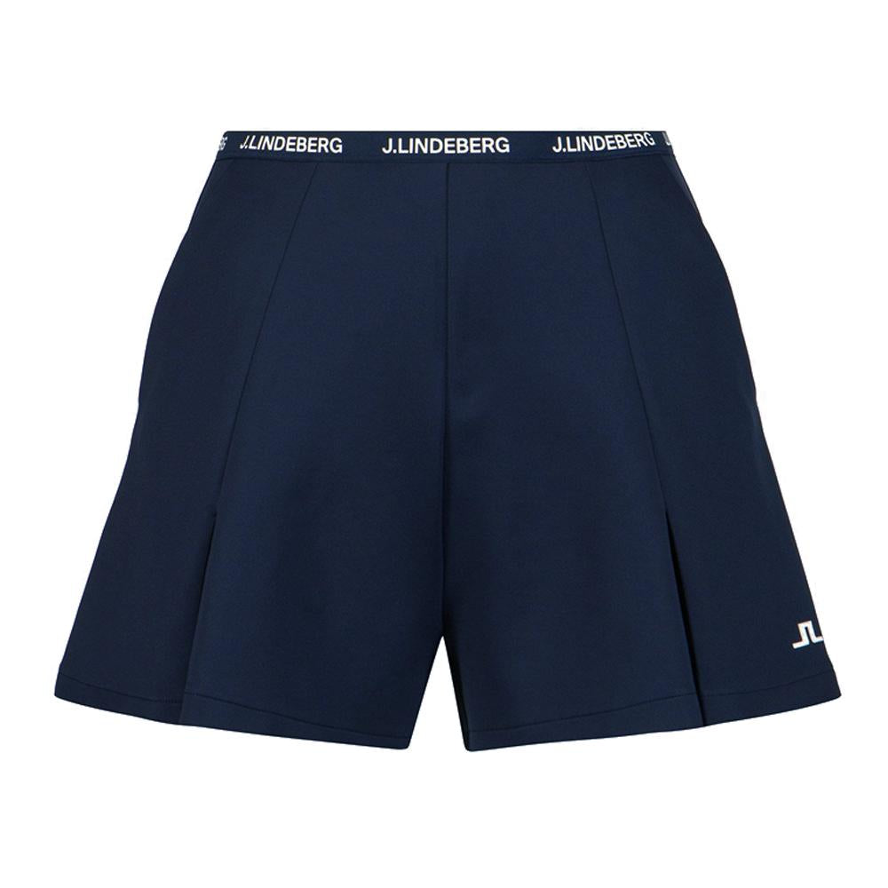 J LINDEBERG Emra Logo Patch Golf Half Shorts Women’s Navy