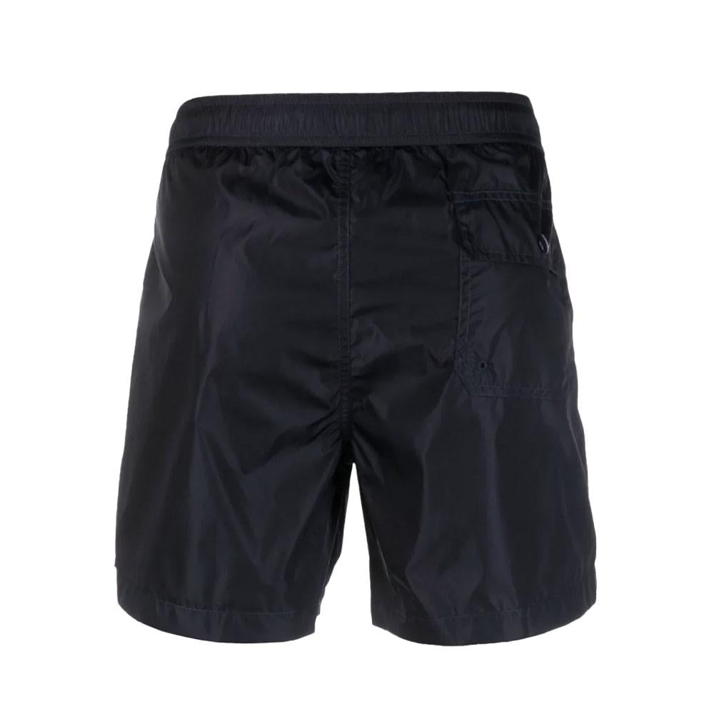 Moncler Navy Logo Patch Swim Shorts Men