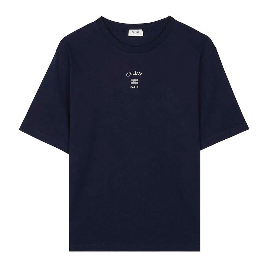 CELINE Women’s Cotton Jersey Loose T-Shirt