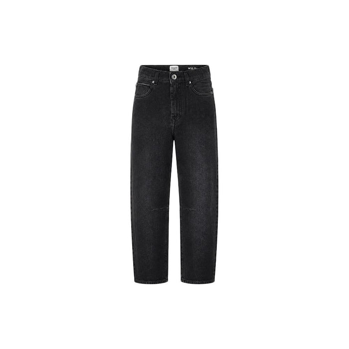 Max Mara Black Curved Regular Fit Denim Jeans 2625186041 021