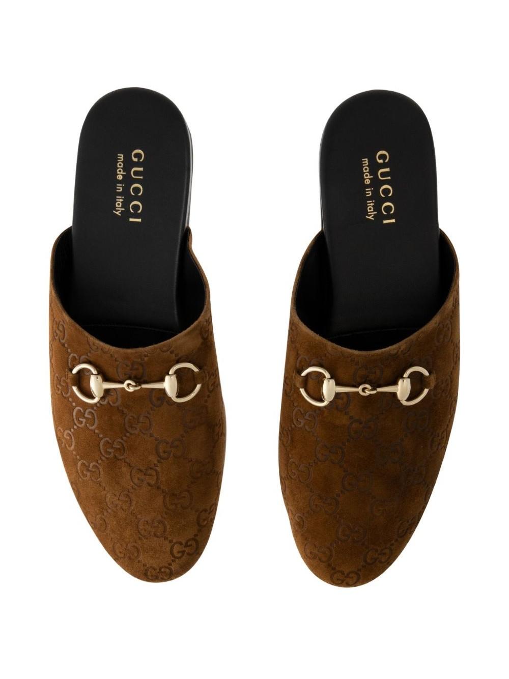 GUCCI Leather Slide Sandals for Men