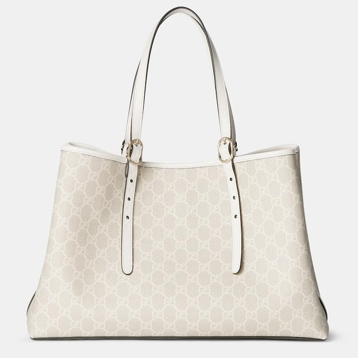 GUCCI GG Emblem Medium Tote Shoulder Bag 815213 FAD6L 9641