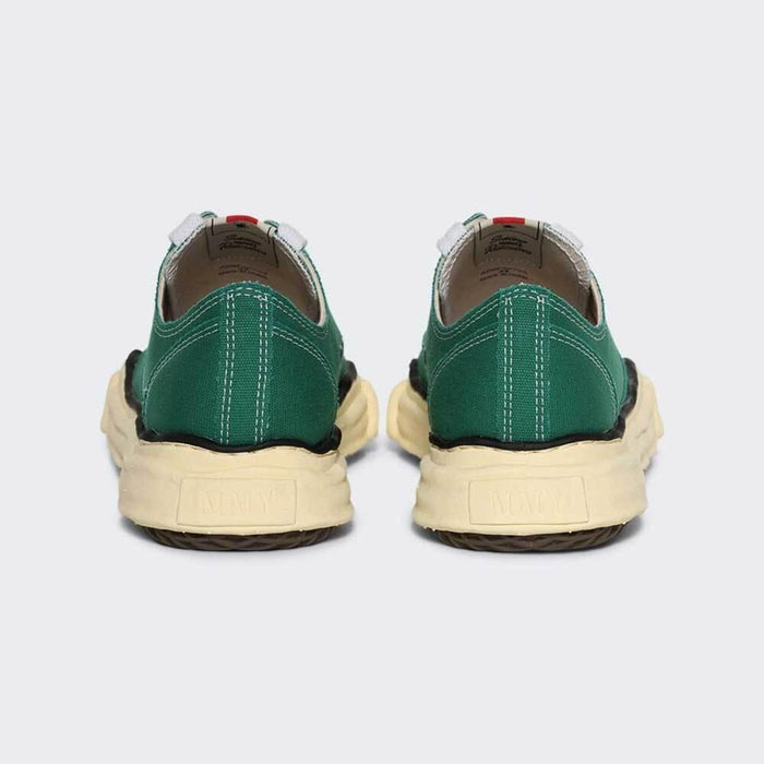 Maison Mihara Yasuhiro Green Canvas Low Top Sneakers VL OG Sole