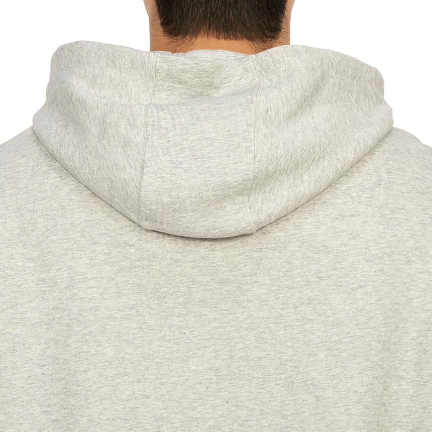 Maison Kitsune Barber Collaboration Fleece Hoodie Unisex Gray