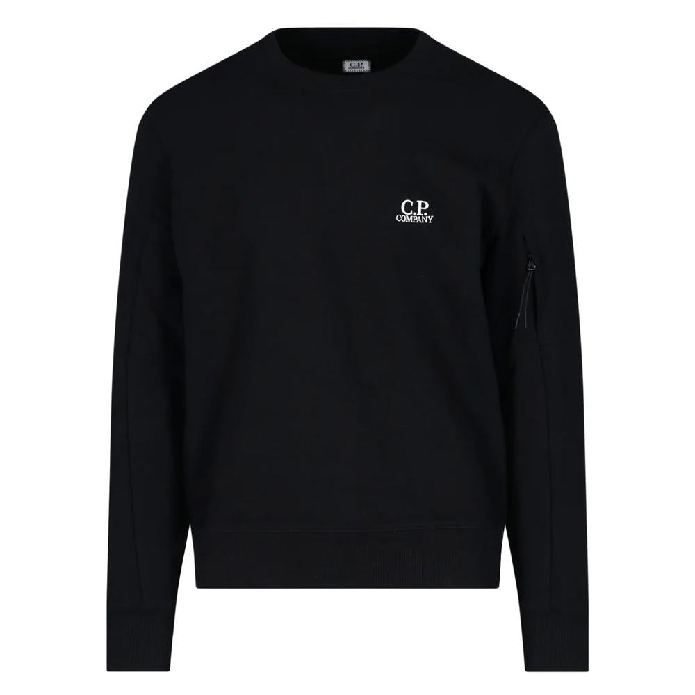 CP Company Embroidered Logo Fleece Sweatshirt 12CMSS022B 005086W 999