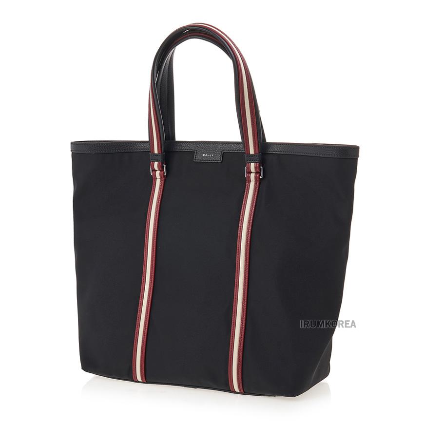 BALLY Men’s Corde Leather Tote Bag Black M MAE02 WNY220 U901P