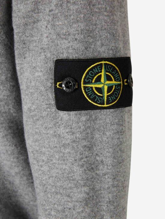 STONE ISLAND Cement Melange Pullover Hoodie Women’s Cot K2S155100015 S00B4 V0M6B