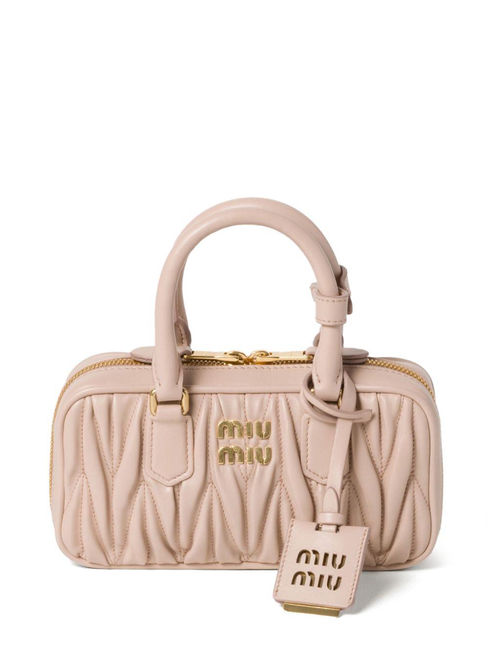 Miu Miu Brown Leather Tote Bag