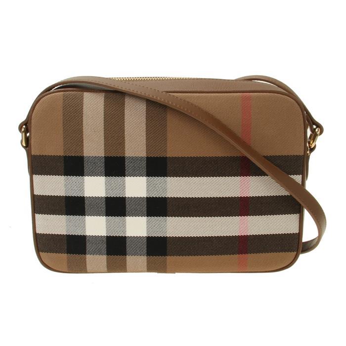 BURBERRY House Check Large Camera Bag Shoulder Bag