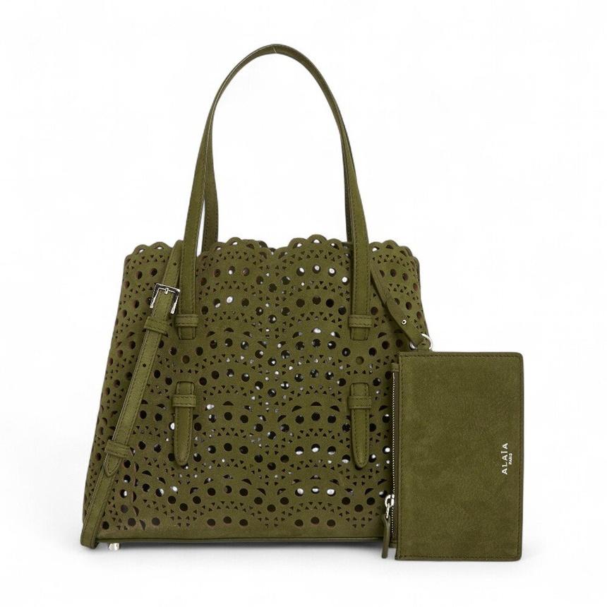 ALAIA Mina 25 Women’s Leather Tote Bag