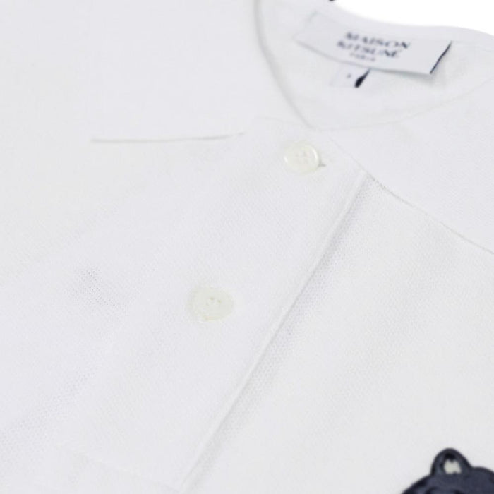 Maison Kitsune Fox Head Men’s Short Sleeve Polo Shirt