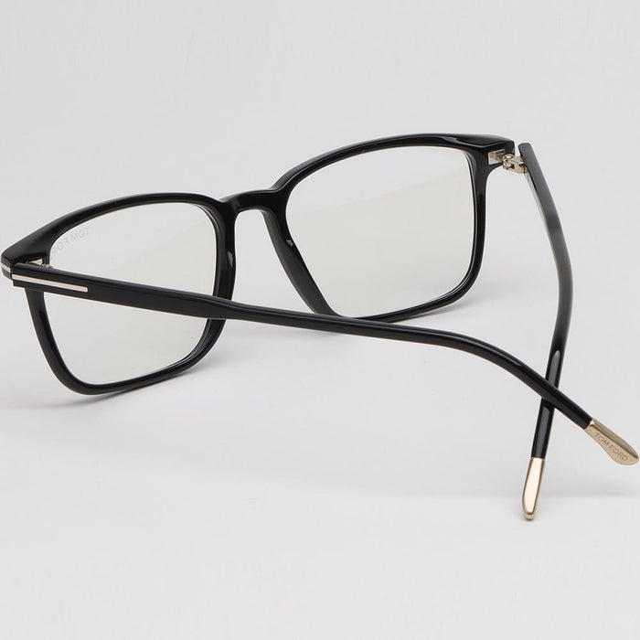 TOM FORD Blue Light Blocking Square Acetate Eyeglasses Unisex TF5607B 001