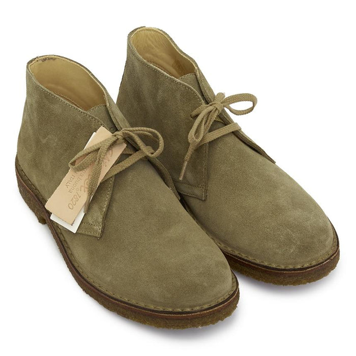 astorflex Suede Desert Boots Men Stone Beige Mid Boots