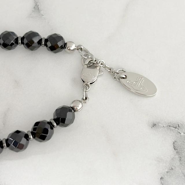 Vivienne Westwood Messaline Pearl Bracelet White Gold-Tone