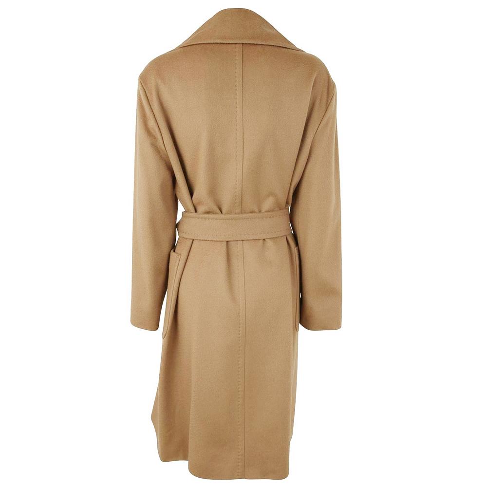 Max Mara Belted Wool Coat Camel 2360161439 006