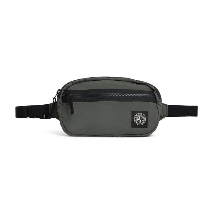 STONE ISLAND Nylon Metal Belt Bag Hip Pack Black
