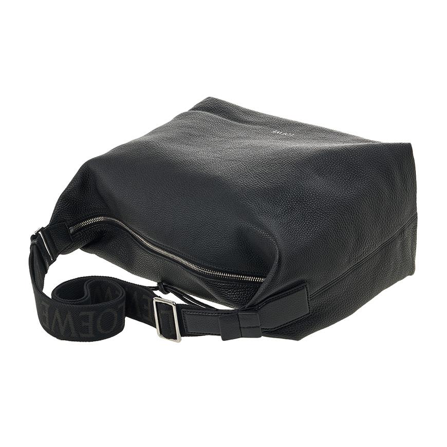 LOEWE Women’s Cubi Crossbody Bag Black Leather