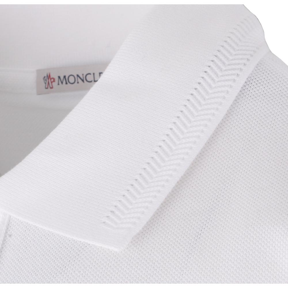 Moncler Contrast Collar PK Short Sleeve Polo Shirt 8A00009 84556 002