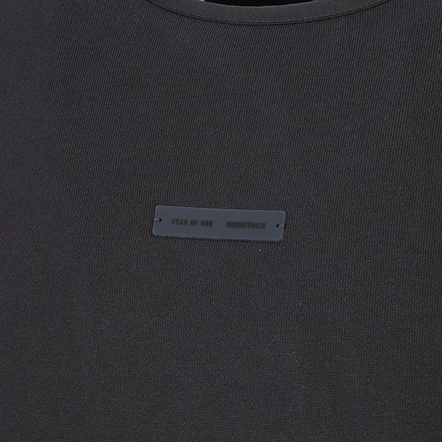 Fear of God Essentials Fleece Crewneck Sweatshirt Jet Black 192 SP256540 F