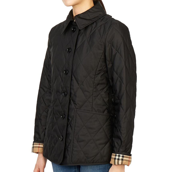 BURBERRY Diamond Quilted Women’s Jacket Black