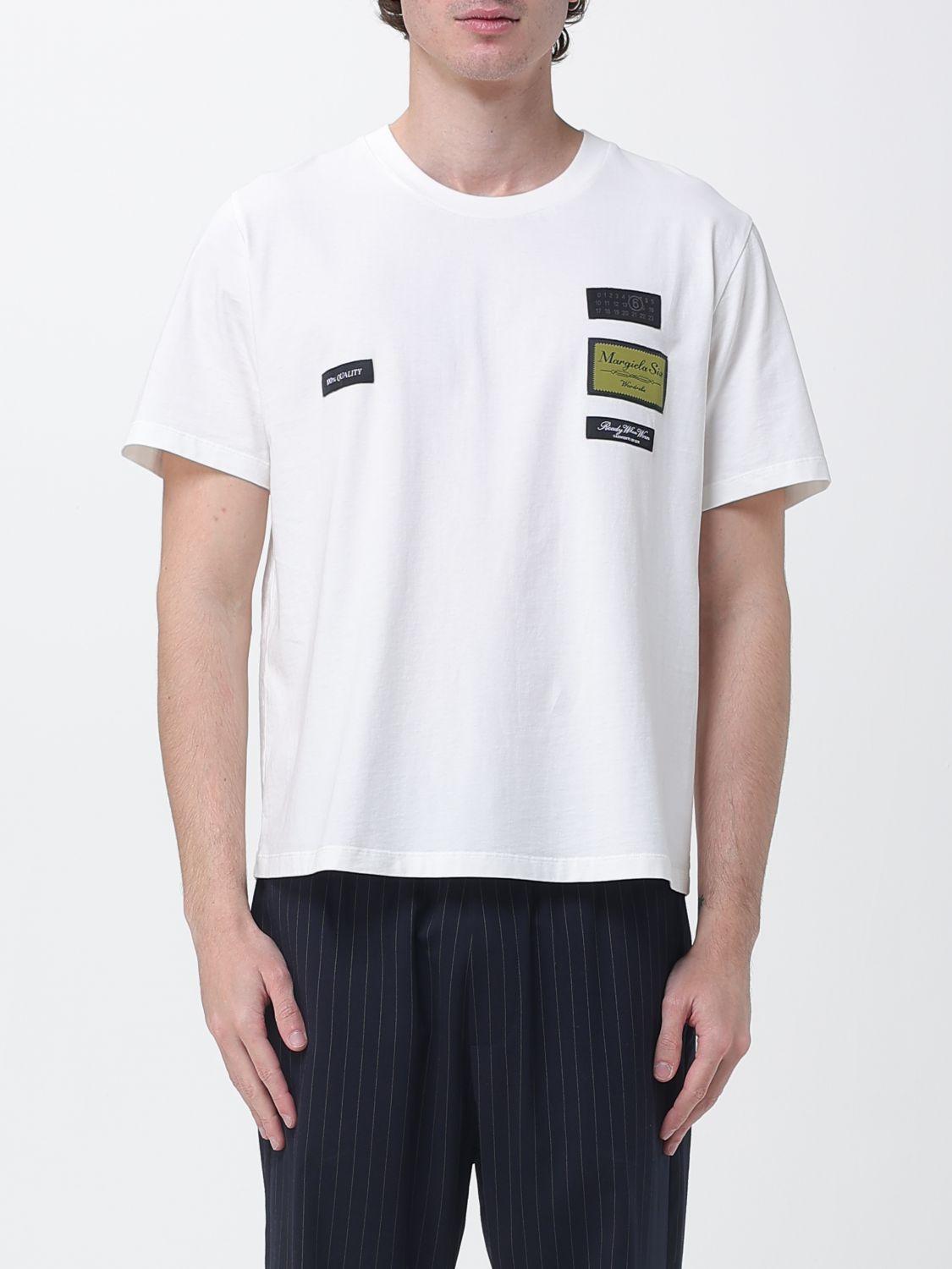 Maison Margiela Short Sleeve Cotton T-Shirt White Men