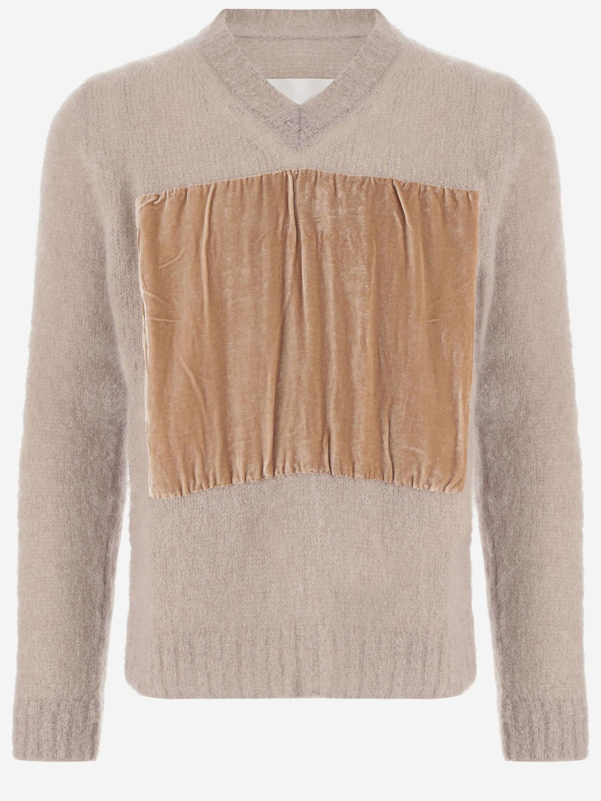 Maison Margiela Black Wool Knit Cardigan for Men
