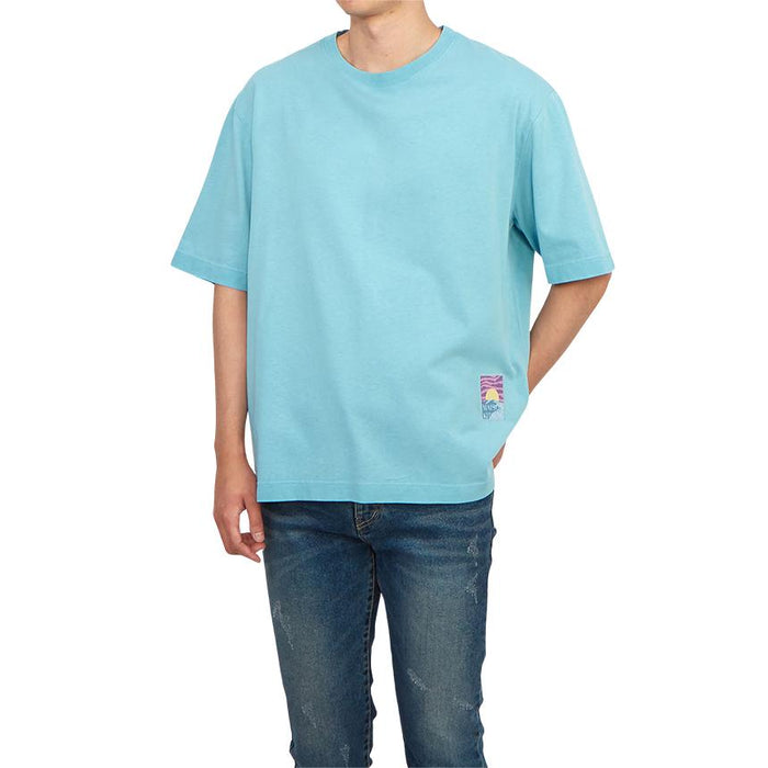 Maison Kitsune Sunrise Tag Men’s Short-Sleeve T-Shirt