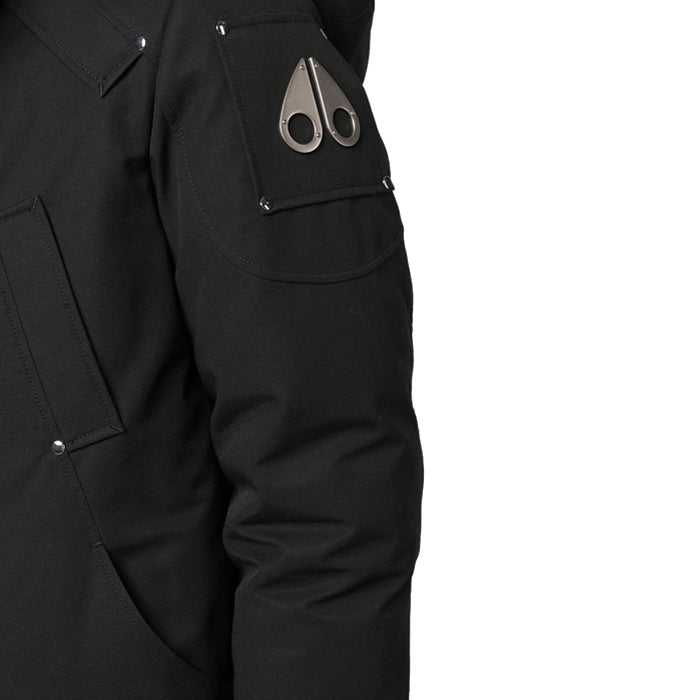 Moose Knuckles Ballistic Bomber Fur Hood Down Jacket