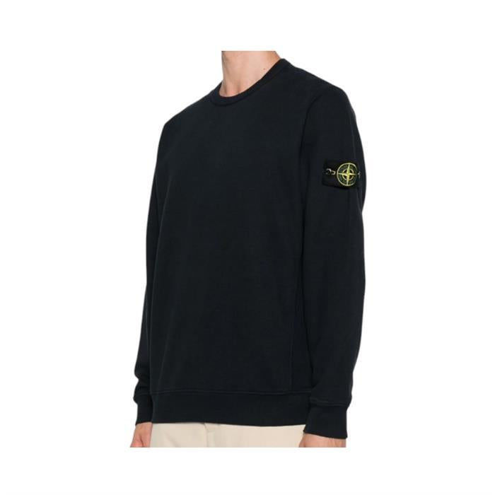 STONE ISLAND Logo Patch Crewneck Sweatshirt Men’s K2S15 6100016 S0184 V0129