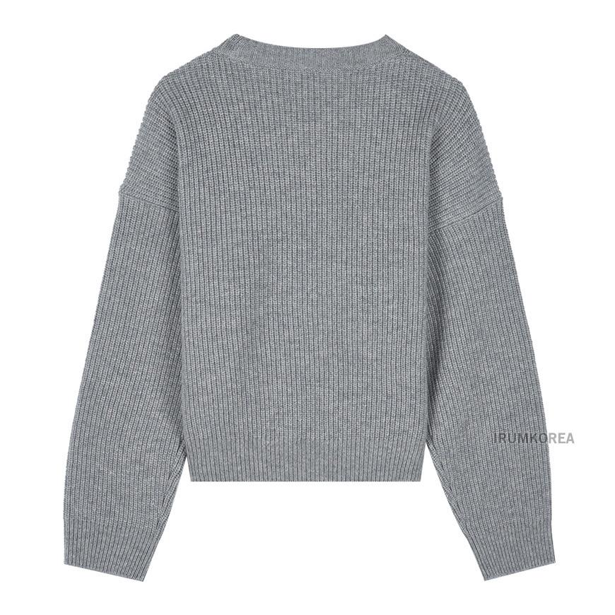 CELINE Ribbed Wool Crewneck Sweater for Women RY0GS423P 09GM