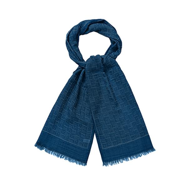 Ferragamo Gancini Monogram Print Men’s Scarf 0118 0776122