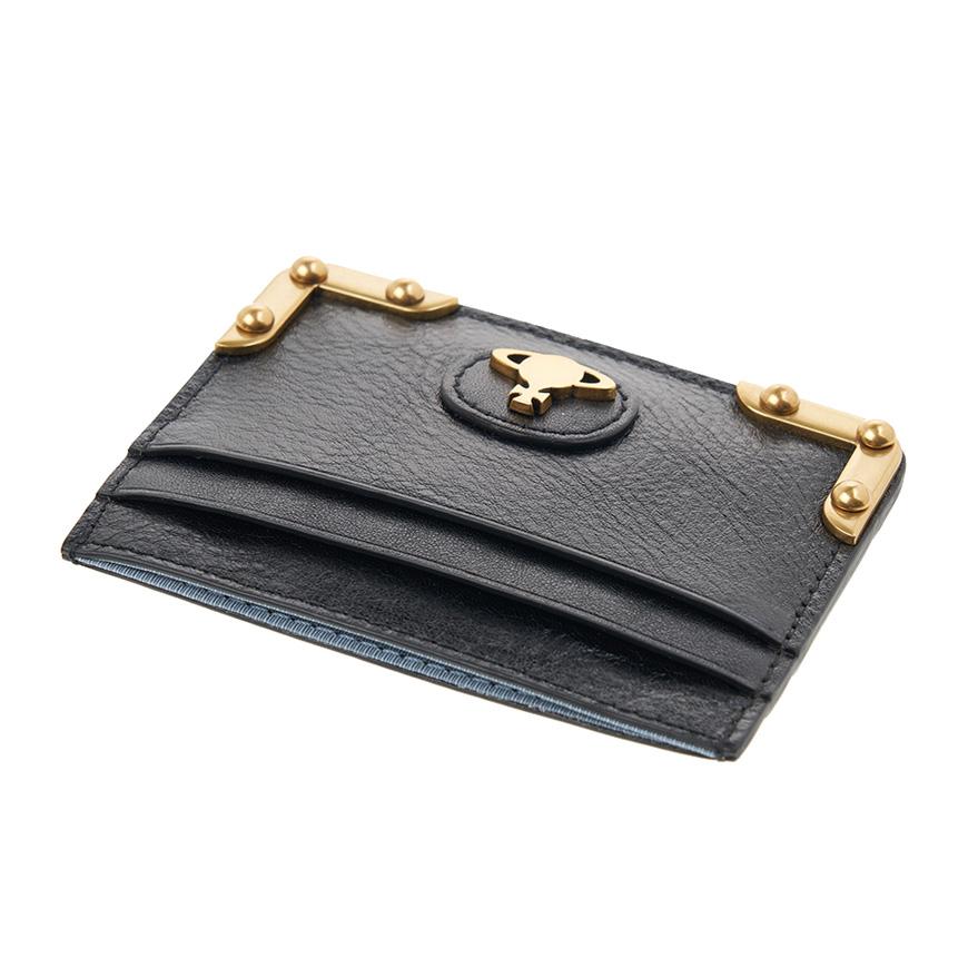 Vivienne Westwood Women’s ORB Logo Leather Card Holder 5403000HW L0067 N401