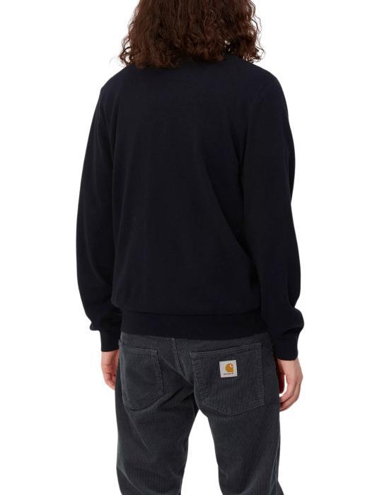 CARHARTT WIP Dark Navy Cotton Madison Crewneck Sweater Men