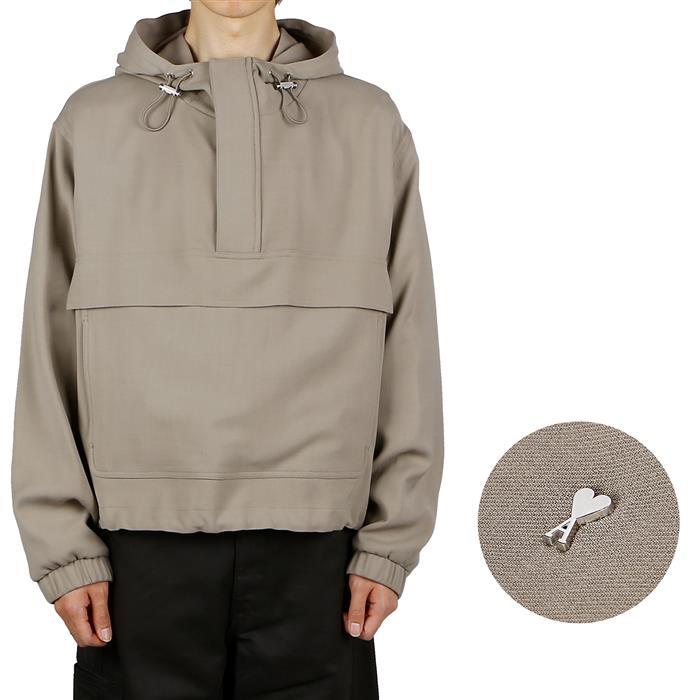 AMI Front Pocket Hooded Jacket UJK111 VI0007 2811