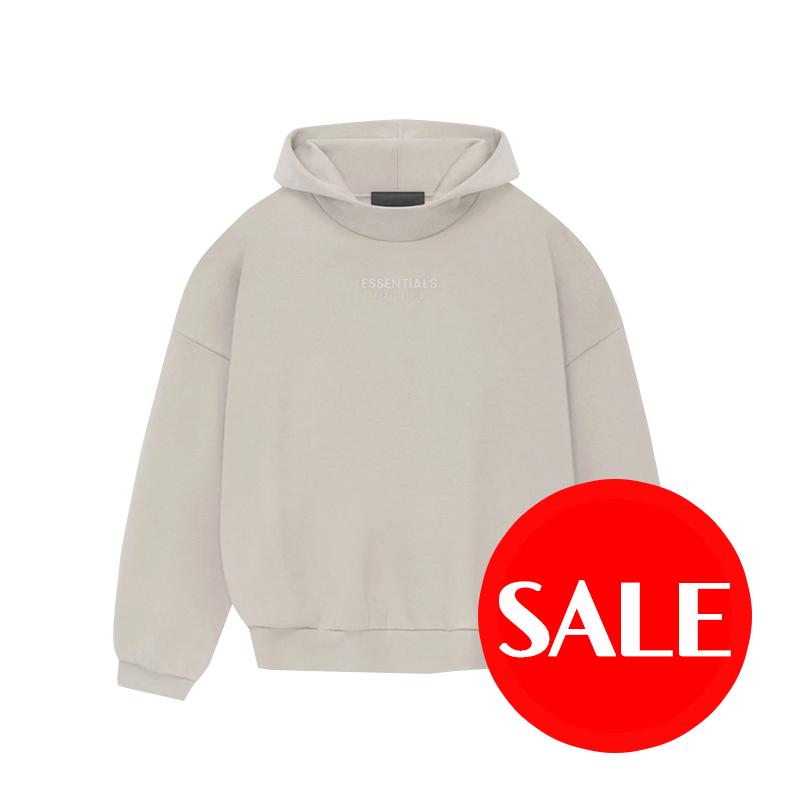 Fear of God Essentials Small Logo Silver Hoodie Unisex